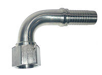 BSP - Female hose fitting 90° with trust wire