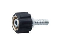 Pressure washer crimping fittings
