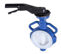 TECFL - Butterfly valve with PTFE coated disc