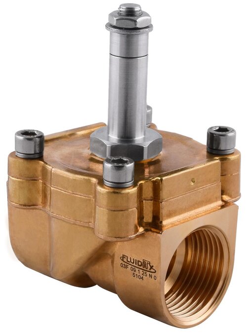 AG-03F - Servo-assisted solenoid valve 2/2