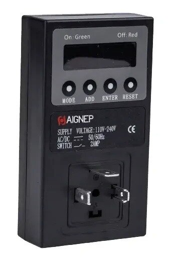 Digital timer DIN43650A