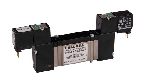 5/3 sähköohjattu venttiili Pneumax 