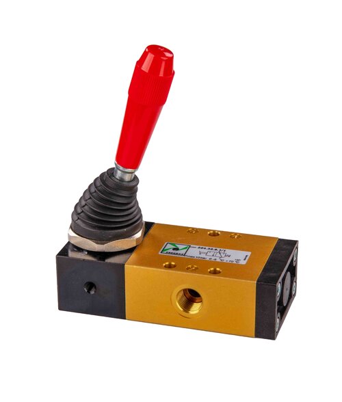 3/2 valve lever 90° two positions 1/4