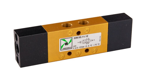 5/2 venttiili paine/jousi G1/8