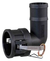 PPC - Camlock coupling with 90° Hose shank