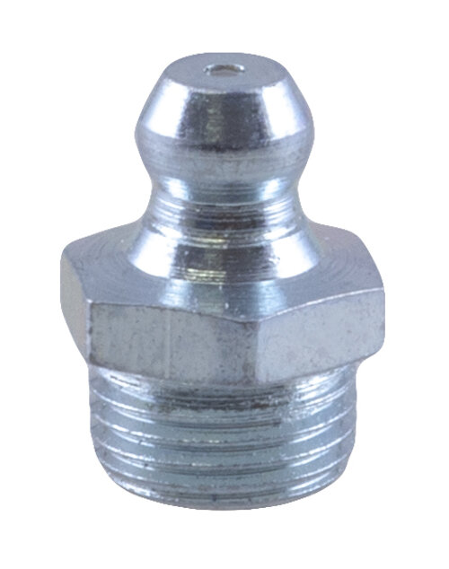 Grease nipple - Straight (180°) H1 stainless steel