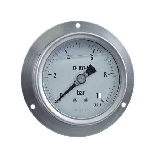SSTG100 - 1/2” BSP - AISI 316 pressure gauge backside connection