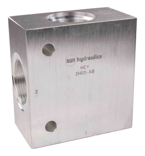 HCY - Sun Hydraulics 3-way manifold