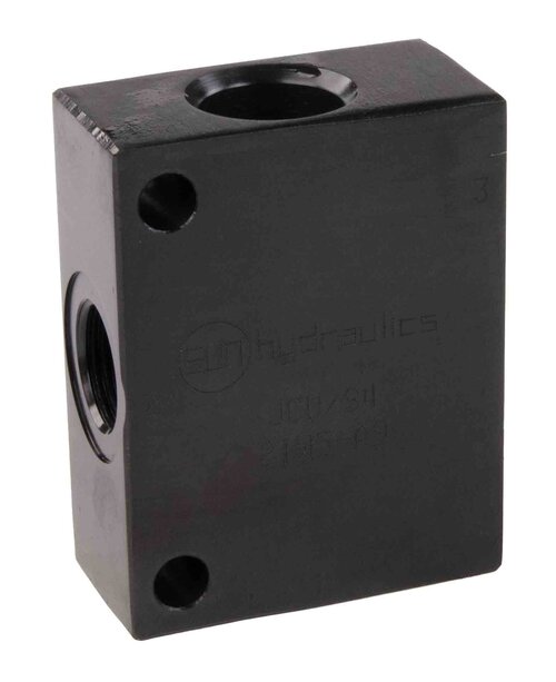 JCU - SUN Hydraulics 3-way manifold