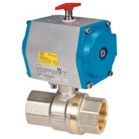 KMT-TLDA - Brass ball valve with actuator