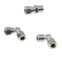 Cutting ring fittings for compressed air
