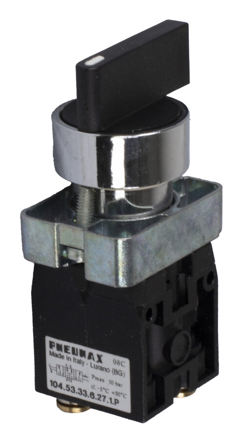 5/3 valve 3-position lever locking Ø4 Pneumax