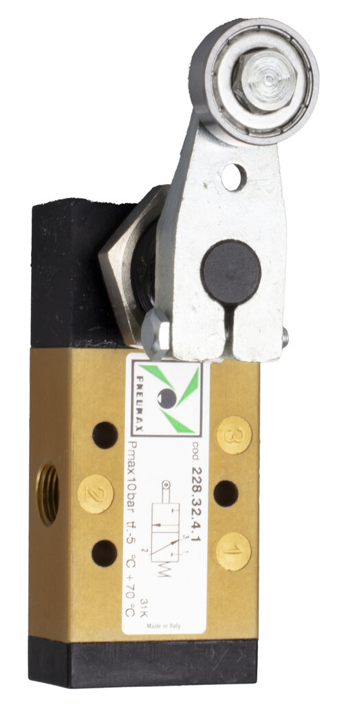 3/2-valve 120° bidirectional lever 1/8